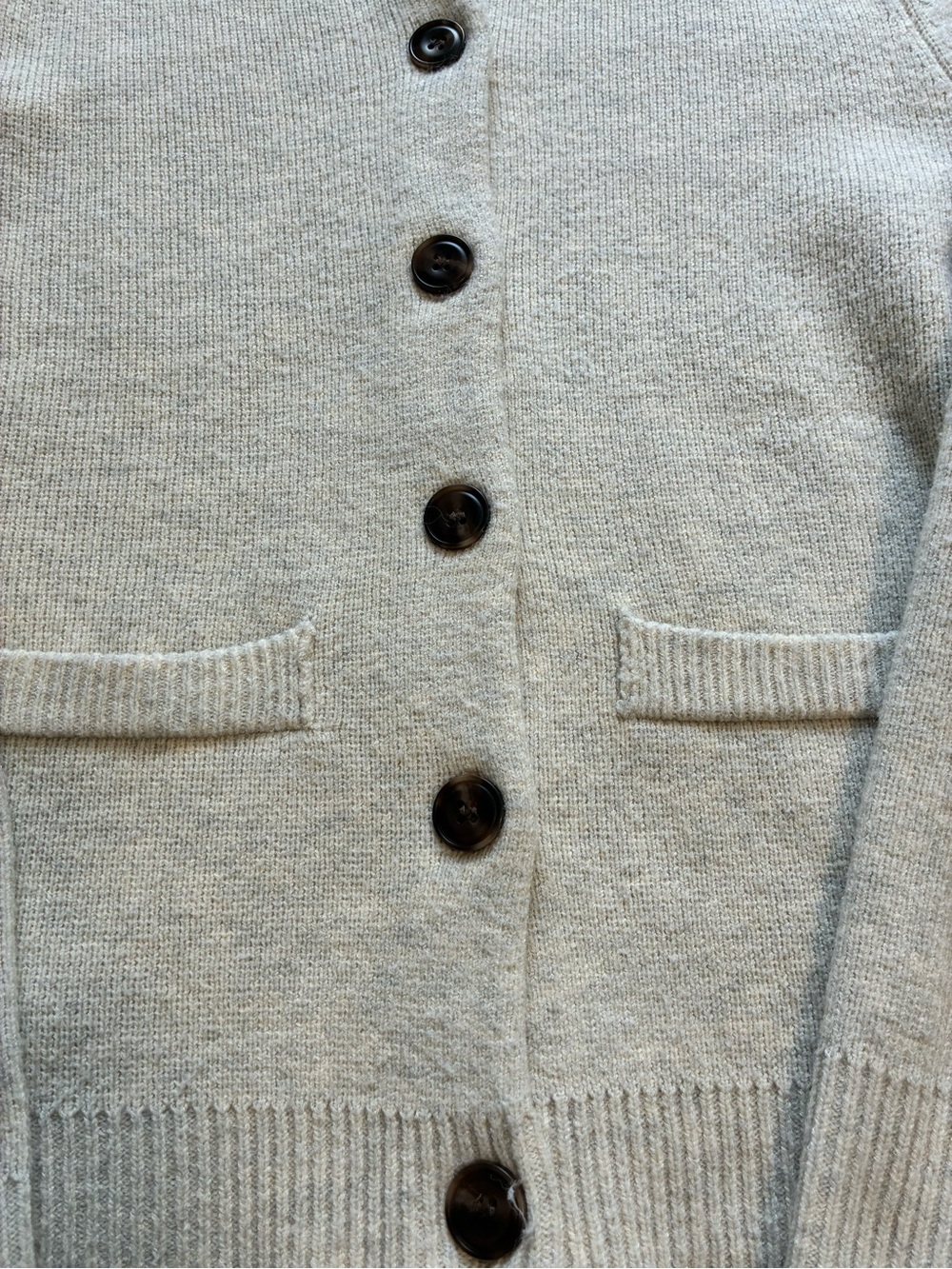 Mod Ref Tyler Cardigan in Cream - Picture 5 of 7